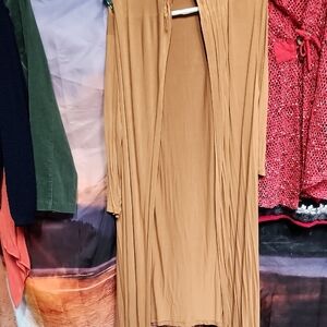 Chic Tan Women's Cape Jacket